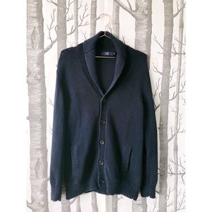 //J.CREW// Oversized Navy Cardigan with Pockets